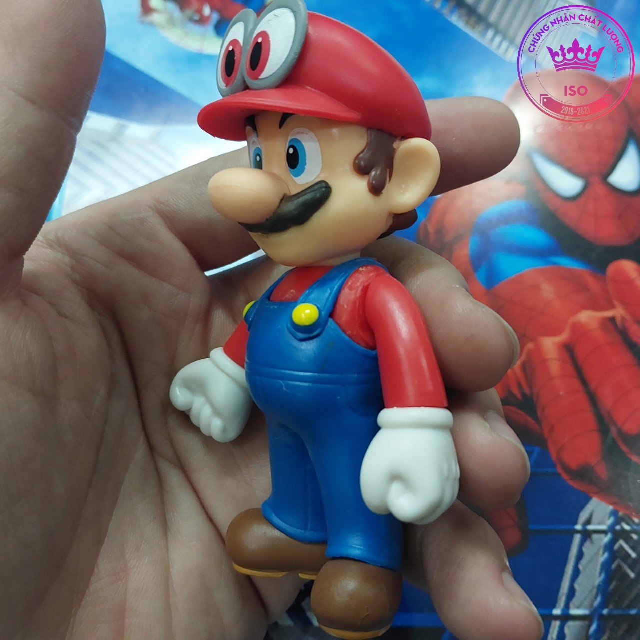 Mô hình super mario Nitendo Nón coppy năng lực Nấm đỏ 1765 D2 2