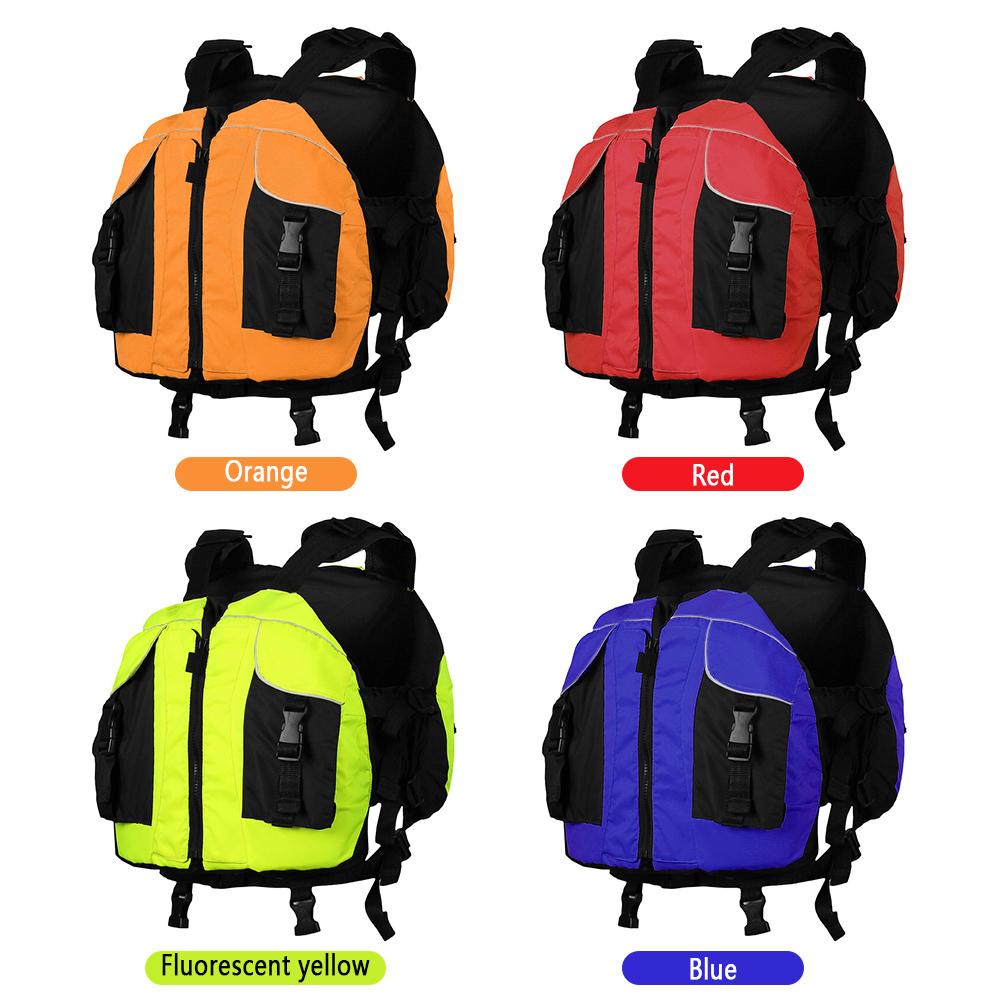 45kg - 100kg Life Jacket Adult Life Vest Adult Swim Vest Safety Float Suit for Water Sports Men Women Survival Jacket