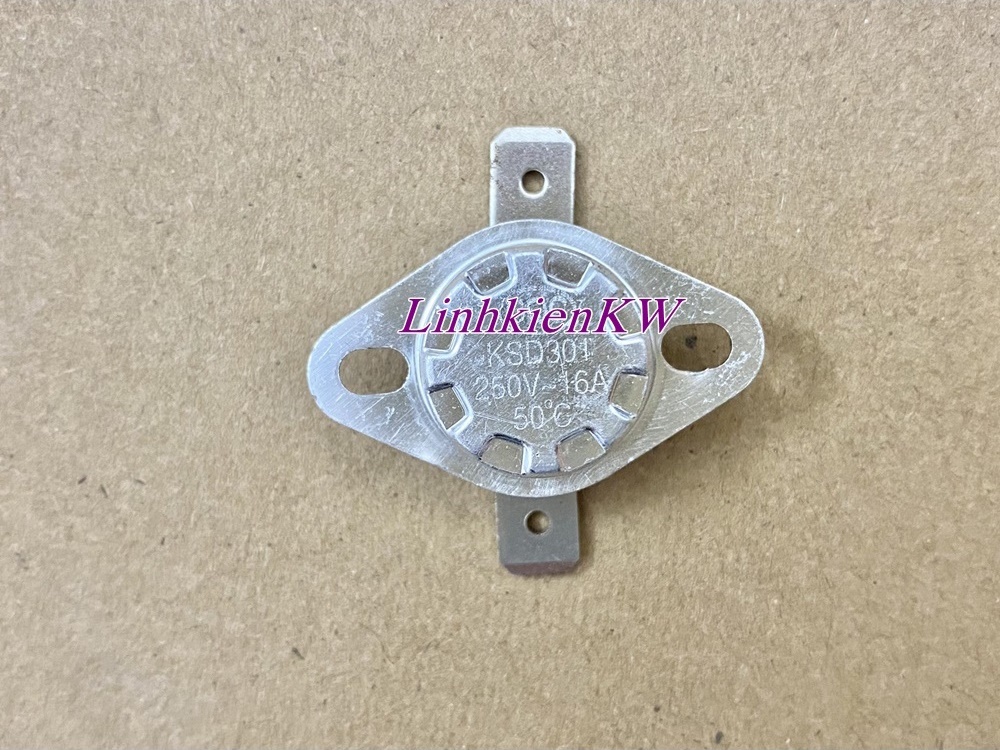 Công tắc điều khiển nhiệt độ KSD301 250V 16A 185 độ C mới !