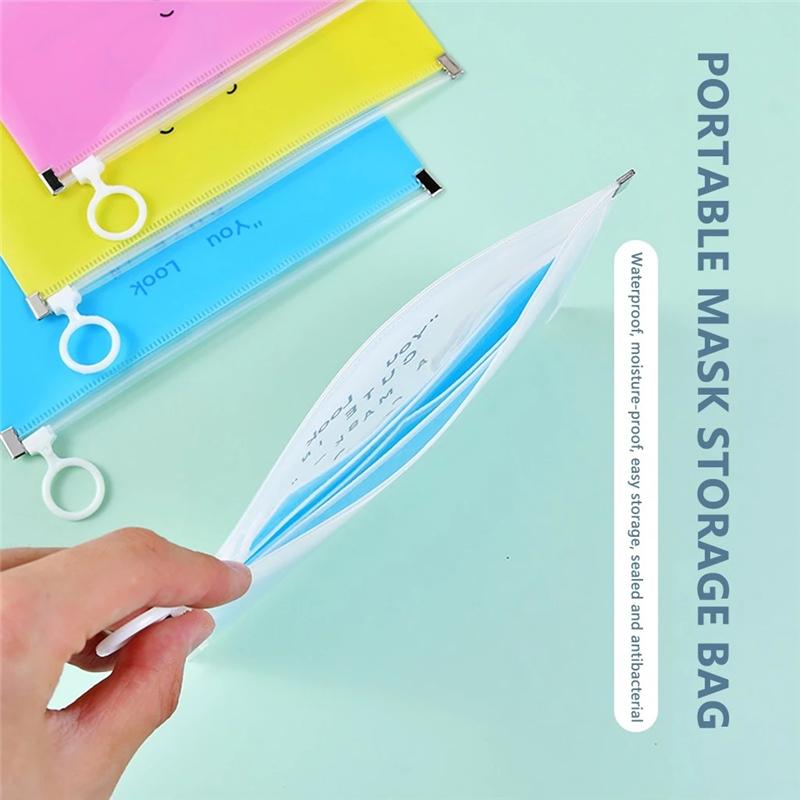 Túi Đựng Khẩu Trang Dùng Một Lần Trong Suốt Chống Bụi Tiện Dụng