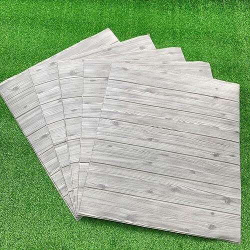 Bộ 5 Tấm Xốp Dán Tường Vân Gỗ Cách Âm, Chống Va Đập, Bền Đẹp, Sang Trọng