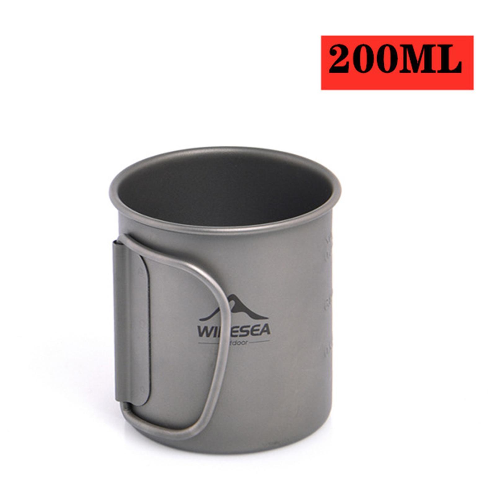 Titanium Cup Camping Mug Coffee Mug Water Bottle Cup