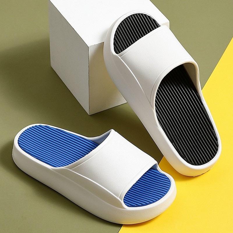 Dép quai ngang nam, nữ ĐỄ ĐỘN 4cm xịn sò, chất liệu EVA êm nhẹ siêu bền không thấm nước,