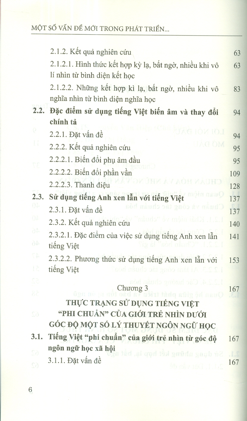 Một Số Vấn Đề Mới Trong Phát Triển Và Giữ Gìn Sự Trong Sáng Của Tiếng Việt (Sách chuyên khảo)