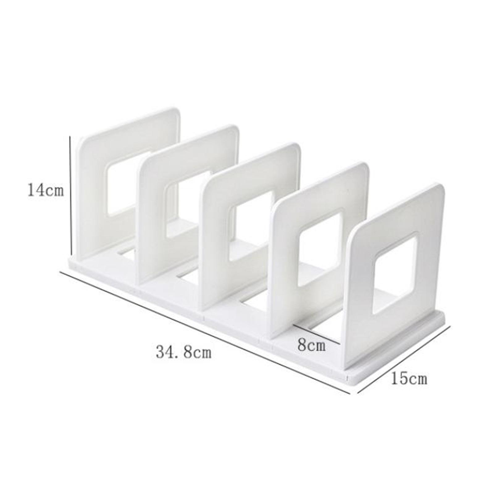 Desktop Book Organizer Book Stand Divider Table Book Ends Countertop Bookshelf for Home Office Books Holder Book Storage Rack