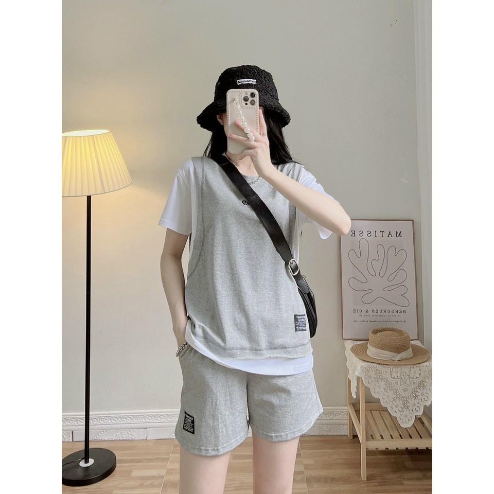 Đồ Bộ Nữ mặc nhà unisex Cotton NO.9 Form rộng thời trang cho mùa hè-Siêu đẹp,chuẩn Hàn thích hợp đi chơi đi dạo