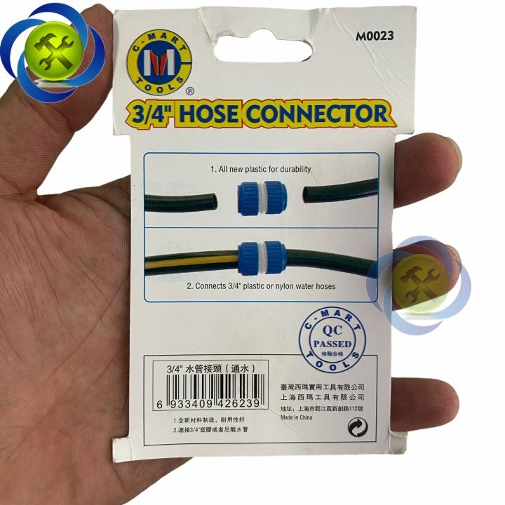 Đầu nối ống nước nhanh 3/4 (ống 27mm) C-mart M0023 (loại nối 2 đầu)