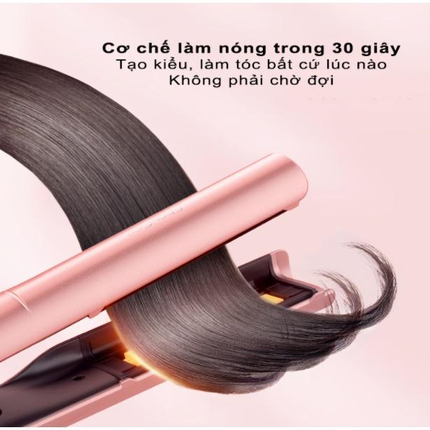 Máy uốn, ép duỗi tóc đa năng Showsee E2-P, E2-V trang bị công nghệ lớp phủ collagen giúp tóc mềm mượt và không bị rối - Hàng chính hãng