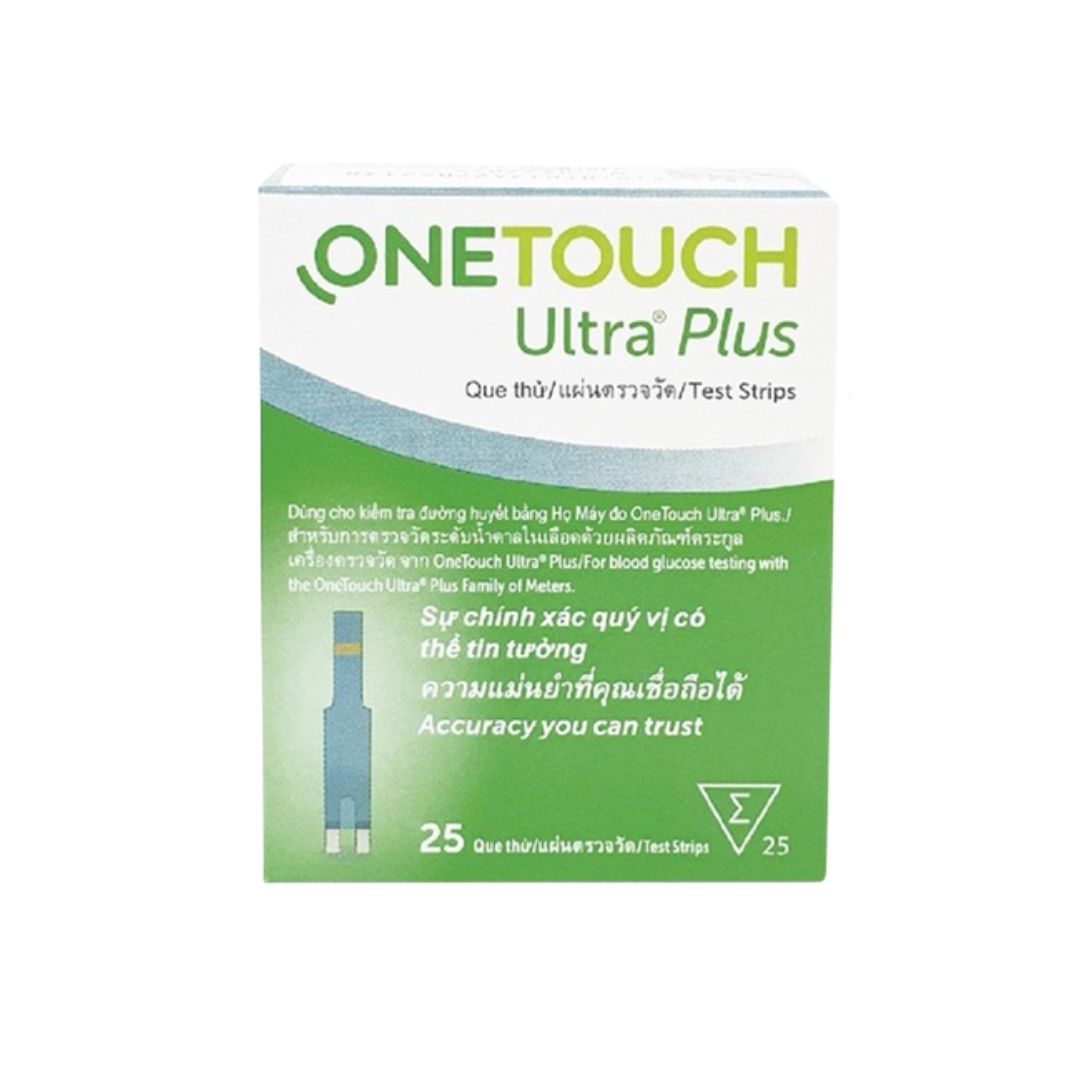 Combo 25 Que Thử Đường Huyết và 25 Kim Chích Máu OneTouch Ultra Plus Flex