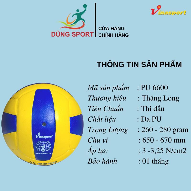 Bóng Chuyền Da Thăng Long PU Thi Đấu