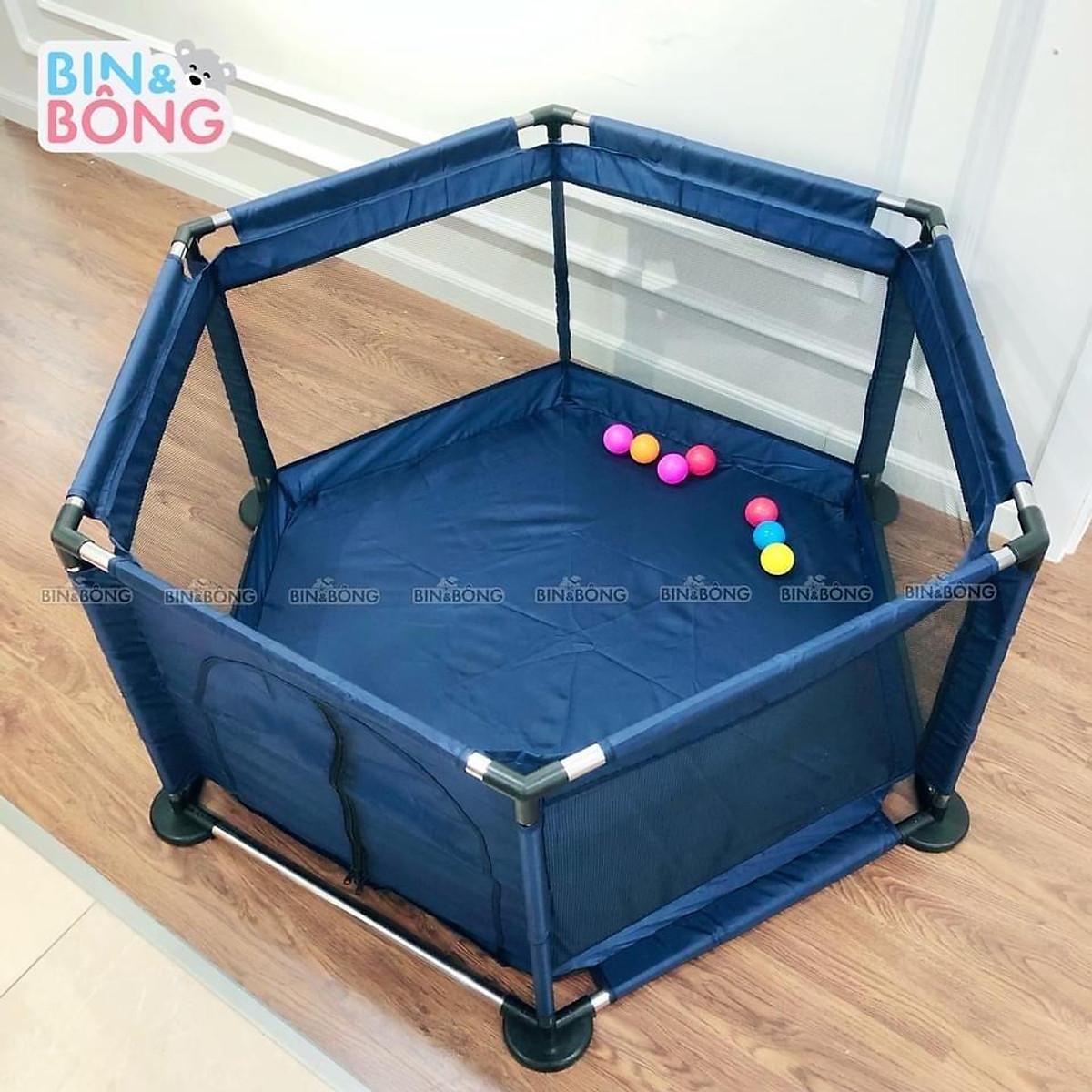 Quây bóng lều chơi bóng cho bé, Nhà bóng cho bé khung inox tặng kèm 10 bóng