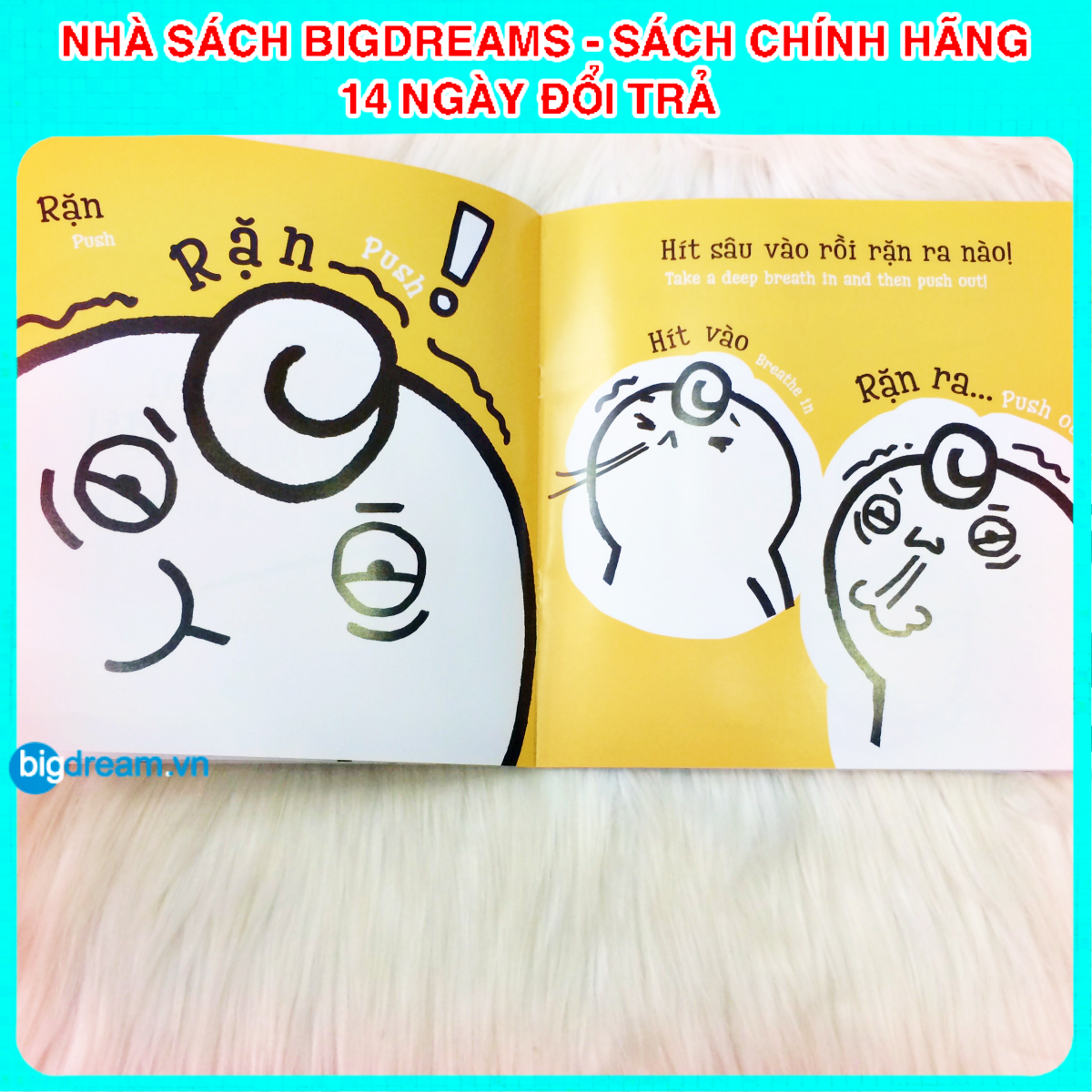 BẢN MỚI SONG NGỮ Miu Miu Tự Lập - Đi Ị Ehon Kĩ Năng Sống Cho Bé 1-6 Tuổi Miu miu hiểu chuyện Miu bé nhỏ