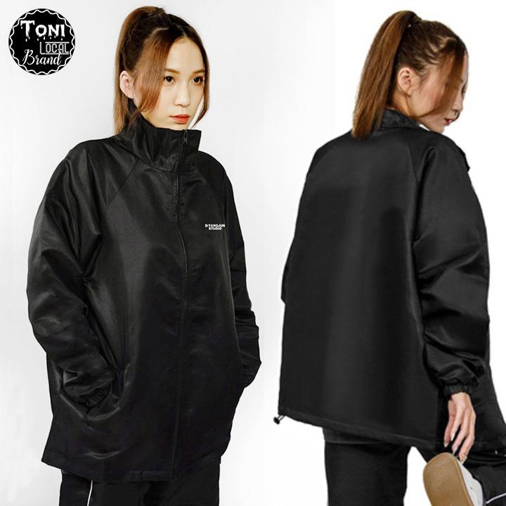 Áo Khoác Dù Local Brand YANGJUN Jacket Mero 2 lớp dày form rộng Unisex cổ bẻ