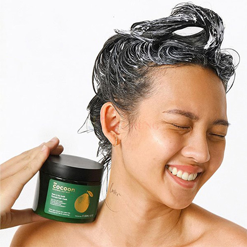 Kem ủ tóc bưởi Cocoon Pomelo Hair Mask giúp giảm gãy rụng và làm mềm tóc (200ml) - Hàng chính hãng