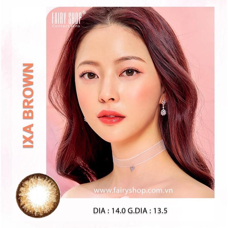 Áp tròng IXA BROWN 14.0mm - FAIRY SHOP CONTACT LENS độ 0 đến 6