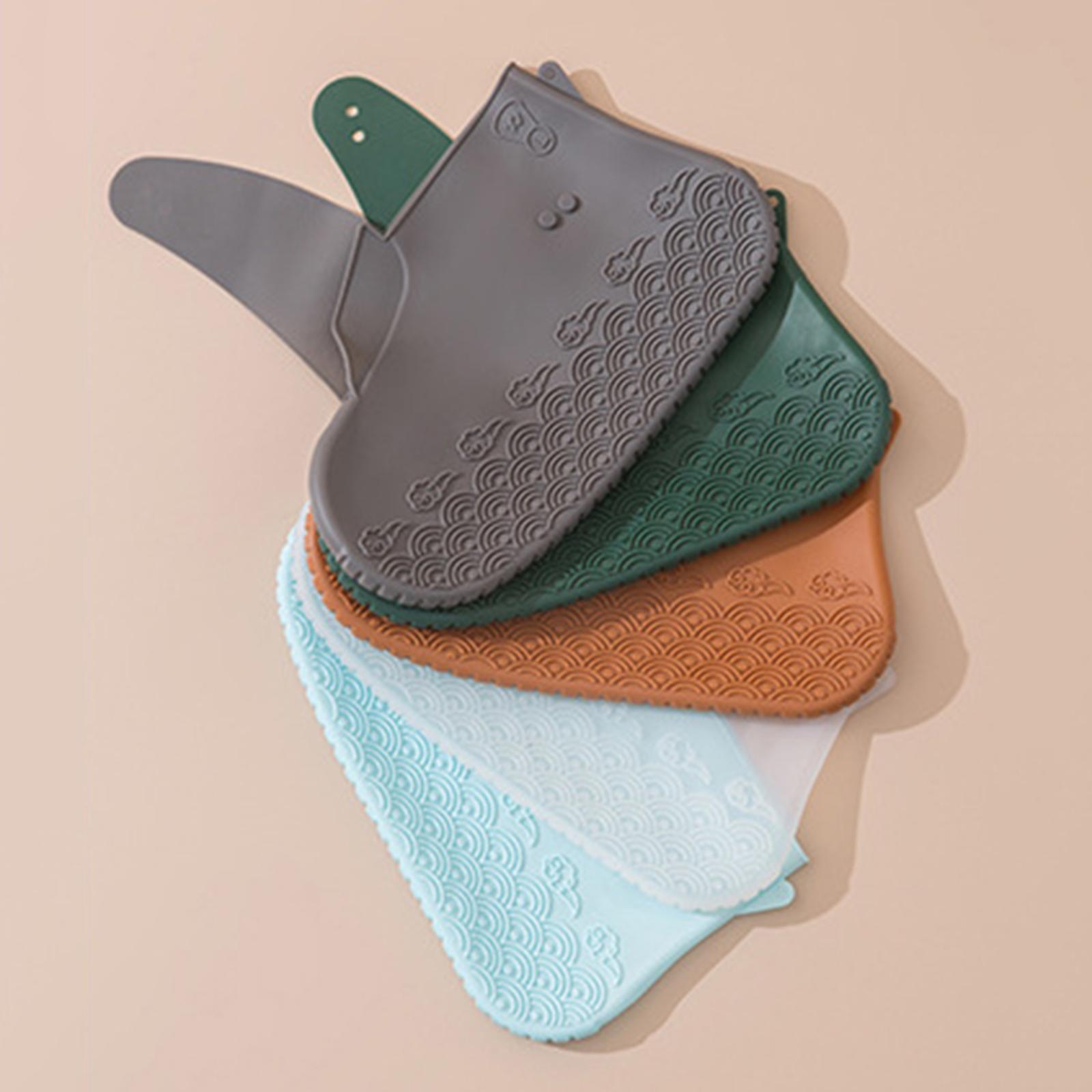 1Pairs Reusable Silicone Shoe Cover Waterproof Rain Shoes Covers Outdoor Camping Shoe Covers Water Resistant