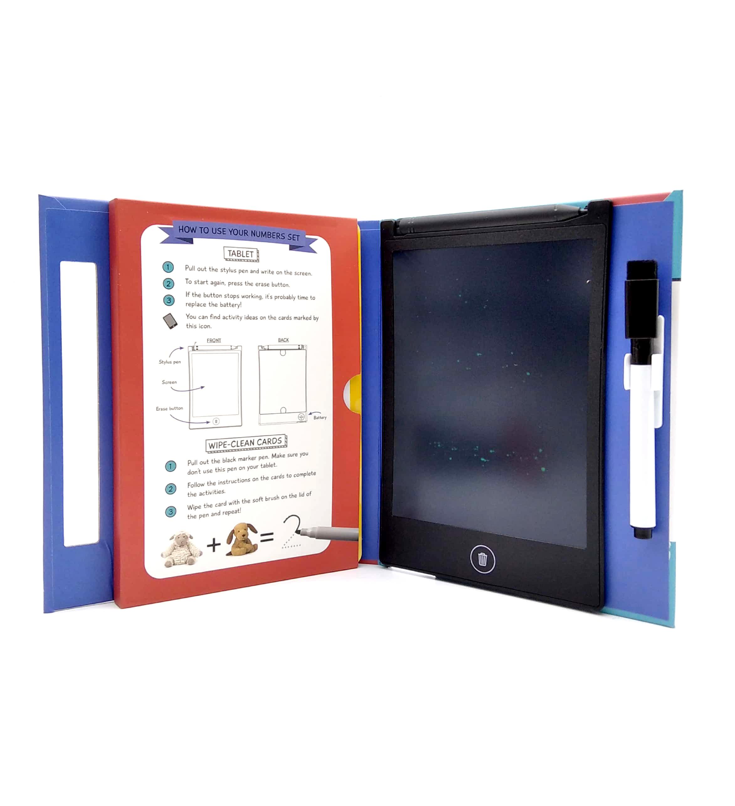 Reception Wipe Clean Cards &amp; LCD Tablet: Numbers