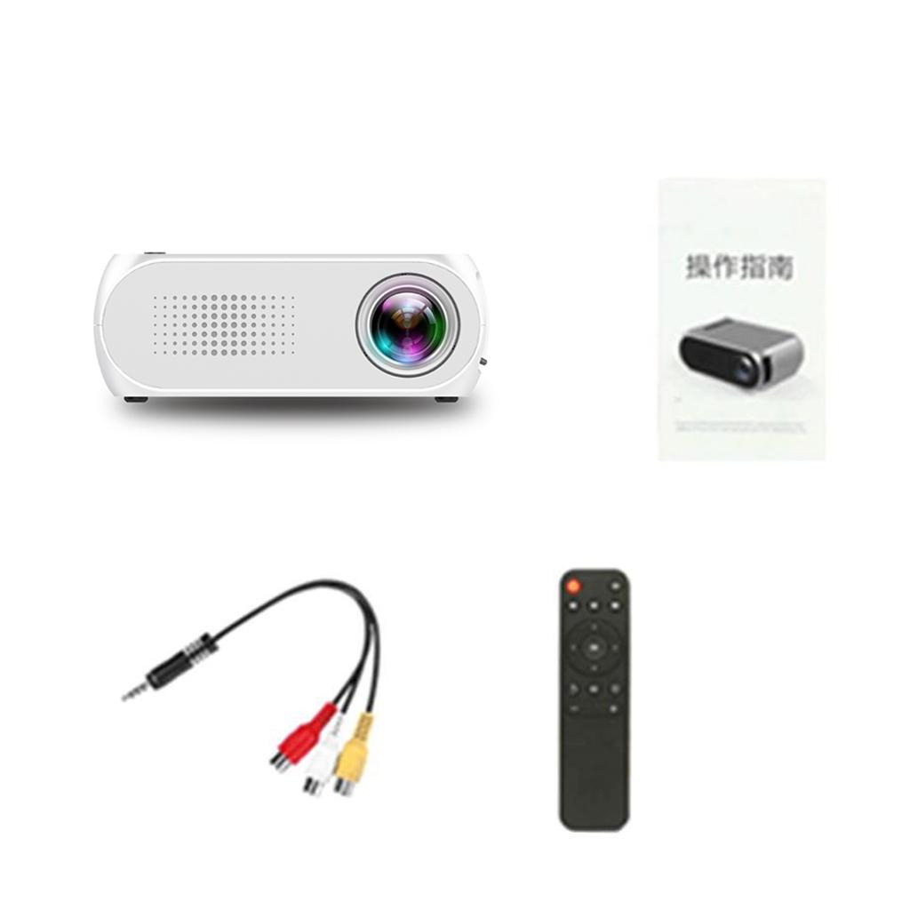 Mini LED 1080P Home Theater Cinema USB 20-60inch Image UK Plug