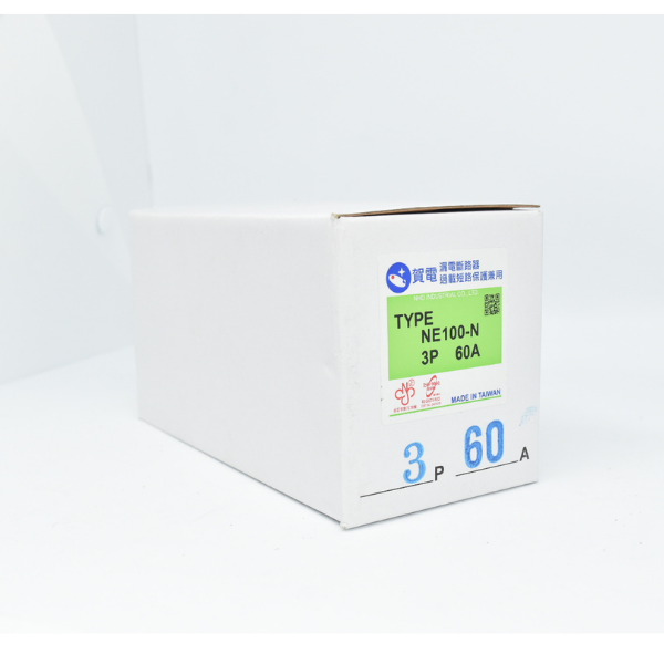 Cầu dao chống giật ELCB 3 Pha 15A/20A/30A/60A - 30mA - NE-100N-3 - Chính hãng NHD