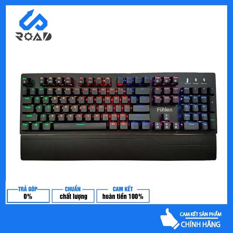 Bàn phím gaming Fuhlen E Eraser Mechanical Blue Switch Black - Hàng Chính Hãng