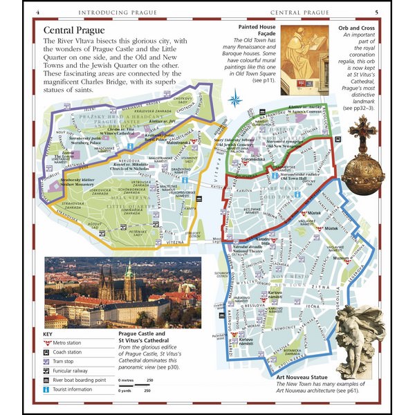 Prague Pocket Map and Guide