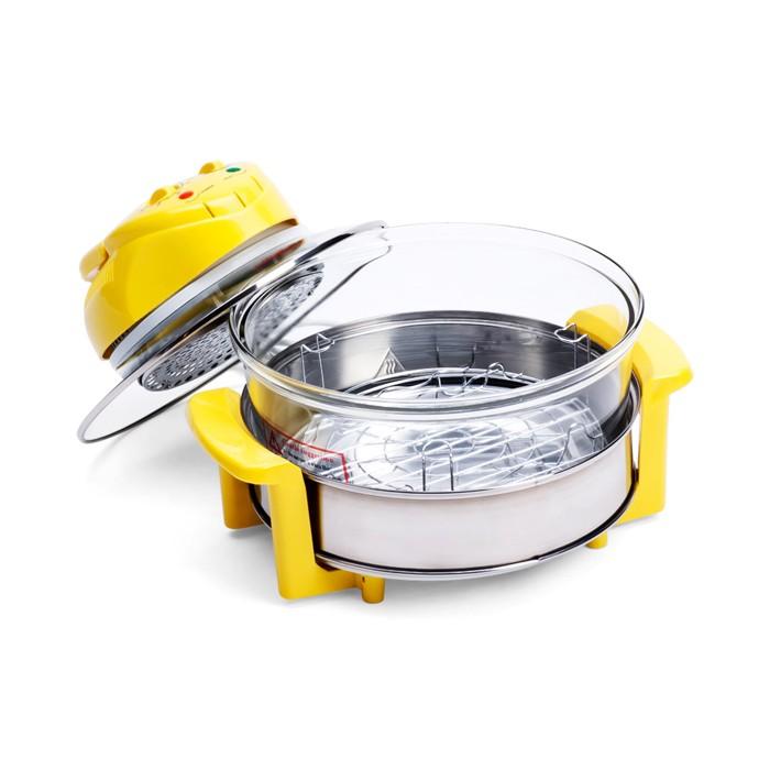 Lò nướng thủy tinh KHALUCK.HOME KL-658H với công nghệ đèn halogen nướng đối lưu - HÀNG CHÍNH HÃNG