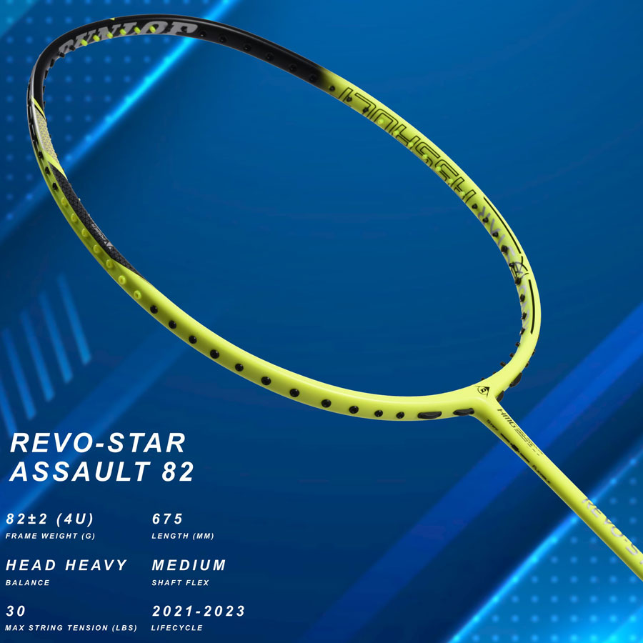 Vợt cầu lông Dunlop Revo Star Assault 82 - Vợt công