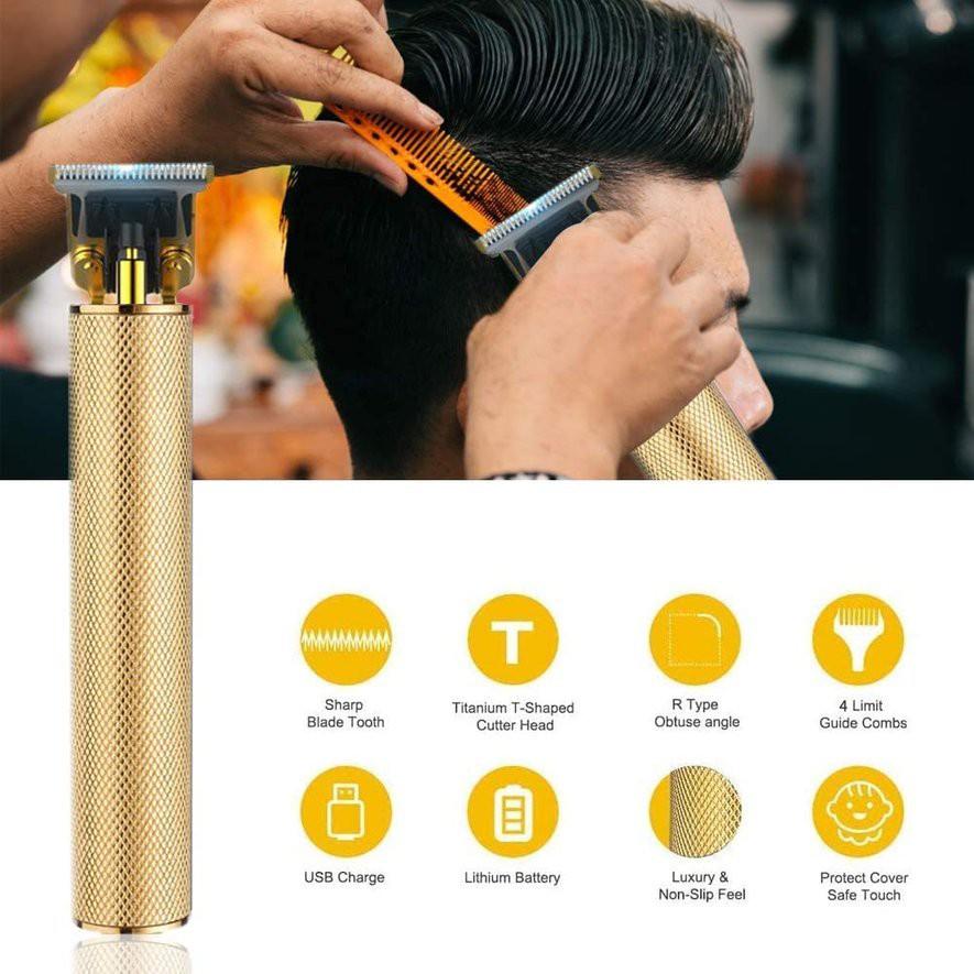 Kéo Cắt Tóc Bằng Điện Đầu Usb Tiện Dụng Cho Tiệm Cắt Tóc