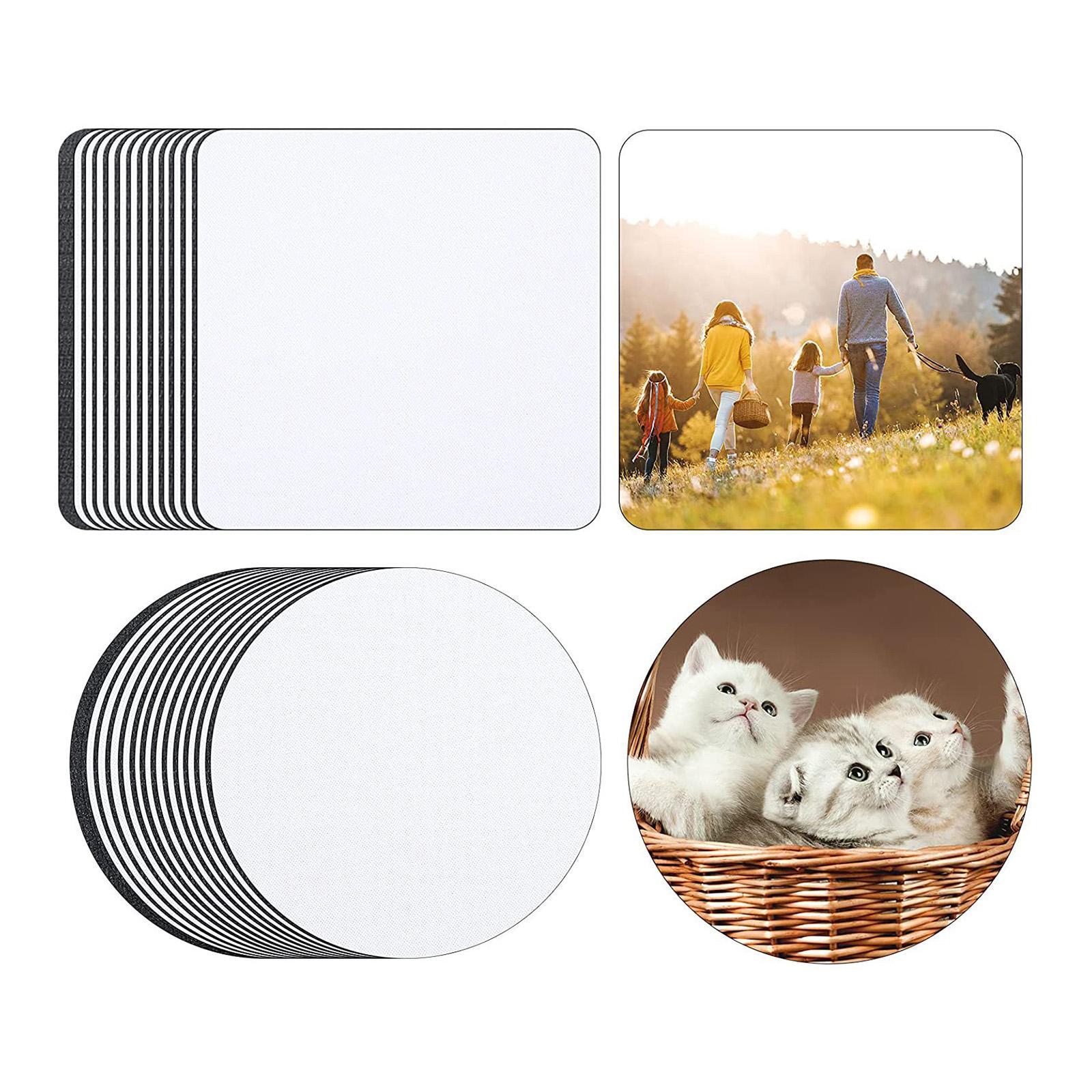 24x Blank Car Cup Coaster Sublimation Heat Transfer Printing Craft Cup