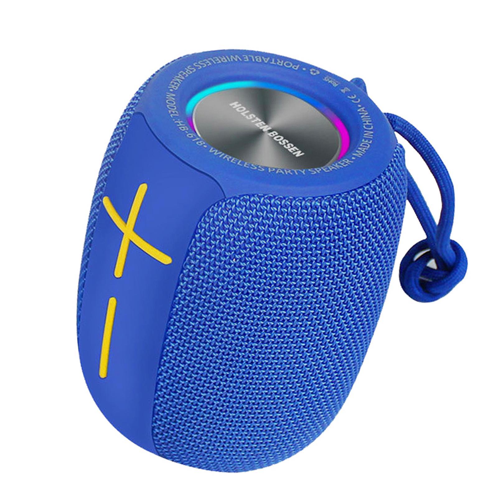 Portable Speaker Bluetooth  Sound Rich Bass  TF Card Blue