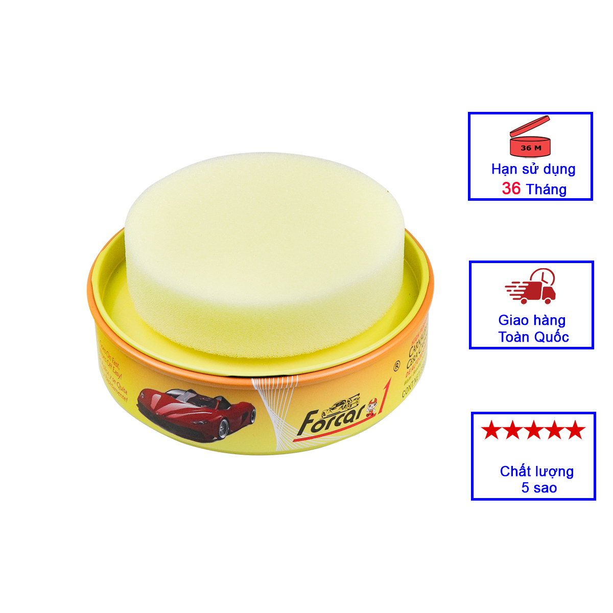 Sáp Đánh Bóng Xe Cao Cấp HERIOS LA-020 Công Nghệ Đức 250gr