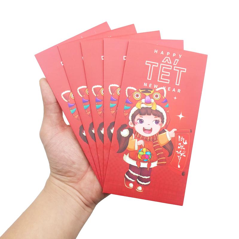 Bộ 5 Bao Lì Xì Tết Giáp Thìn - Futurebook L380 - Vạn Sự Như Ý