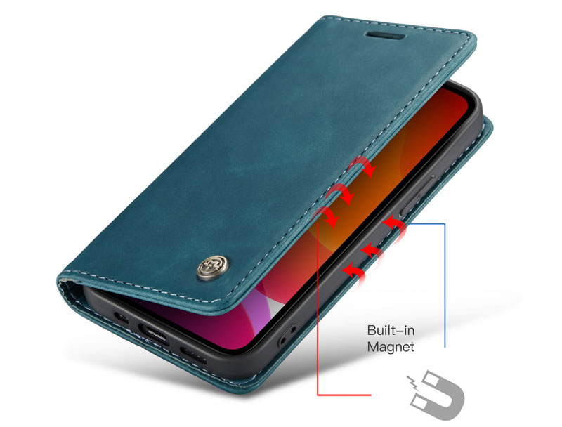 Bao da cao cấp dành cho iPhone 12 Pro dạng ví chính hãng Caseme - Hàng Nhập Khẩu