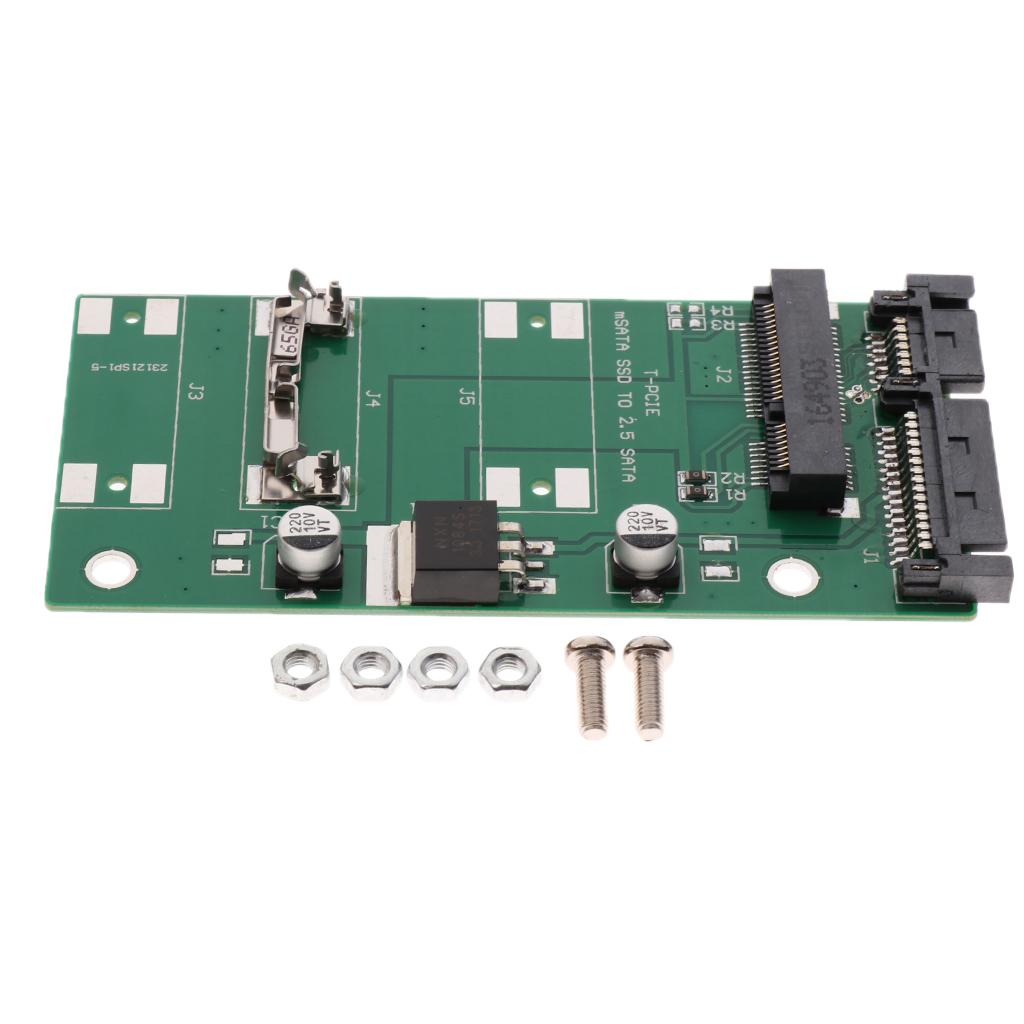 Mini Pcie mSATA Interface SSD to 2.5''  Drive Adapter Converter Card