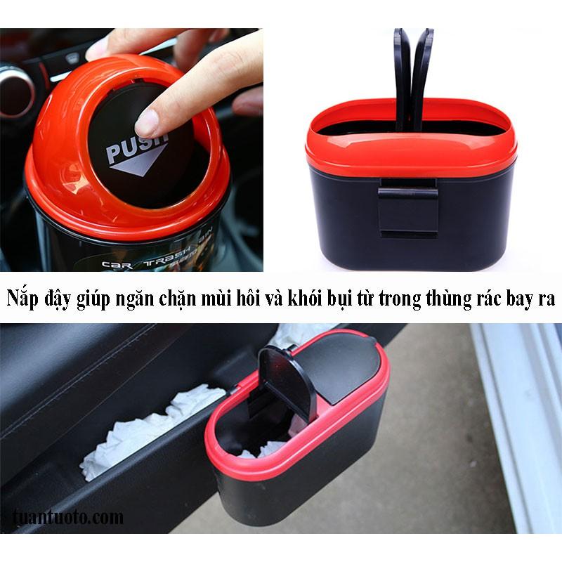 Thùng đựng rác trên ô tô