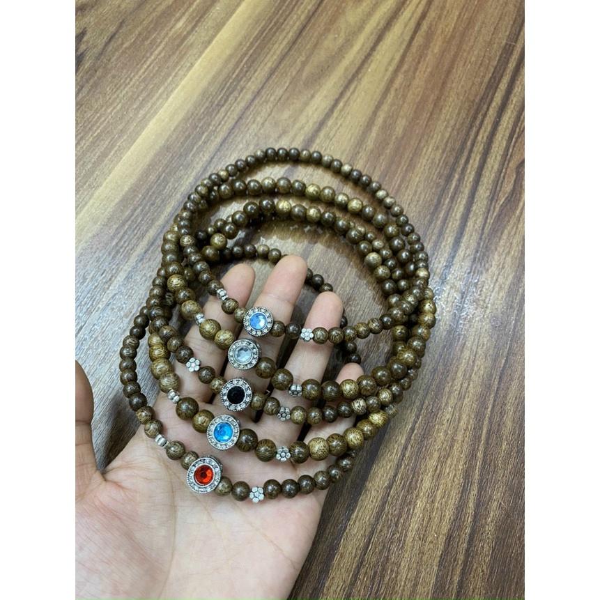 Vòng Tay Trầm Hương - Phối Charm - 108 hạt và 54 hạt - Vòng Trầm Nam Nữ