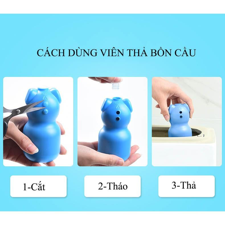 COMBO 10 VIÊN THẢ BỒN CẦU KHỬ MÙI HÔI
