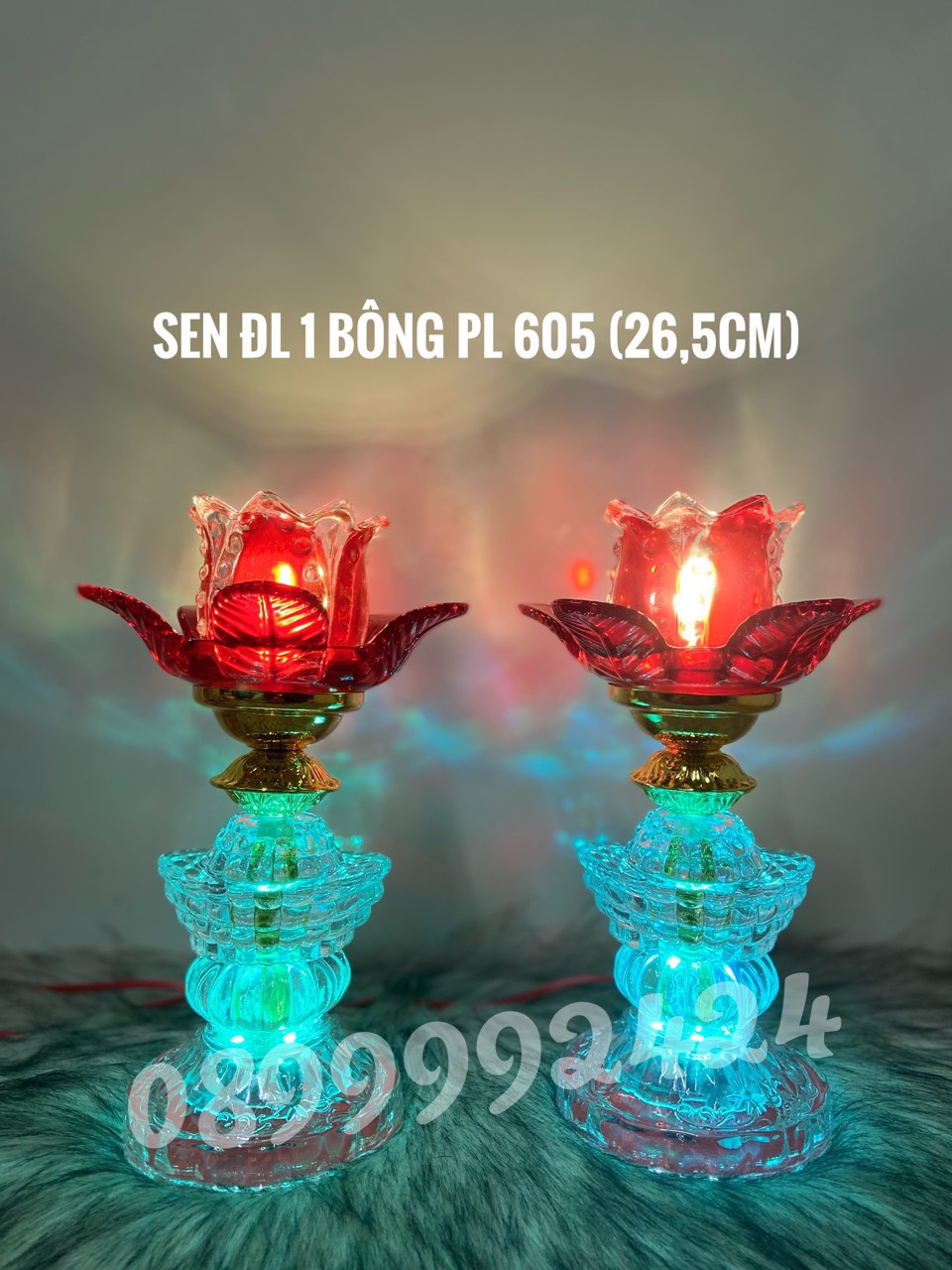 ĐÈN THỜ PHA LÊ CAO CẤP 605 1 CẶP