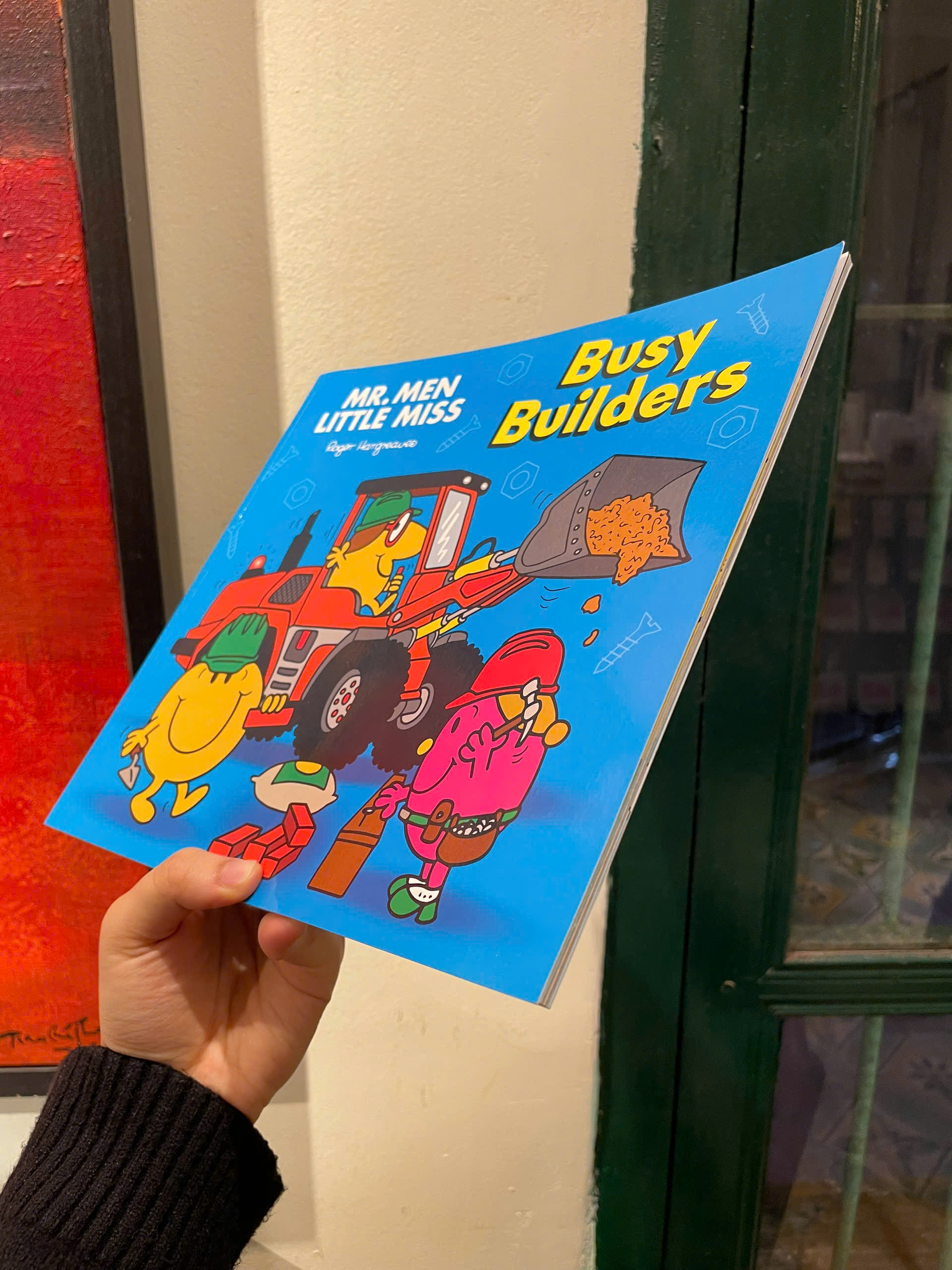 Sách - Mr. Men Little Miss: Busy Builders by Roger Hargreaves