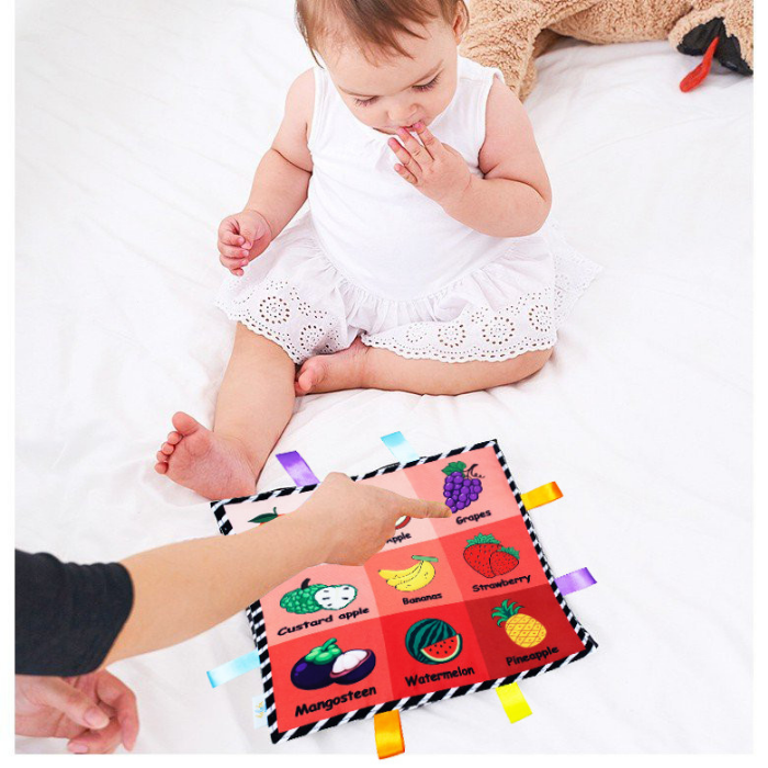 Tranh Vải 2 Mặt Kích Thích Thị Giác Phát Triển Tư Duy Não Bộ Cho Bé Sơ Sinh