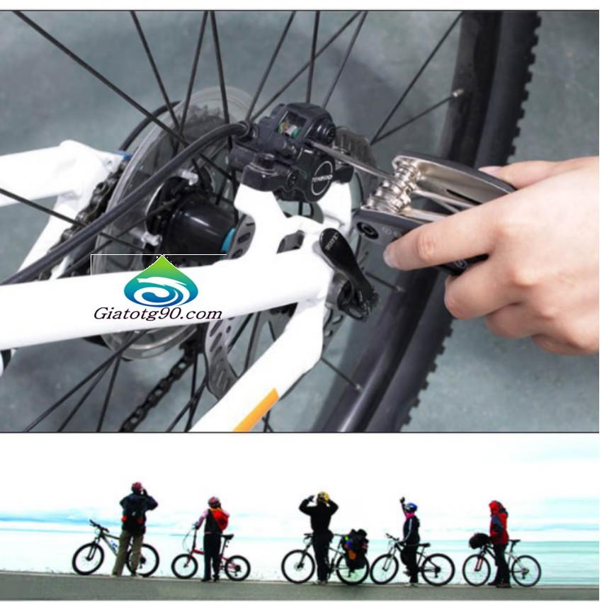 ️️ Bộ dụng cụ sửa chữa xe đạp đa năng gọn nhẹ du lịch 6346 1