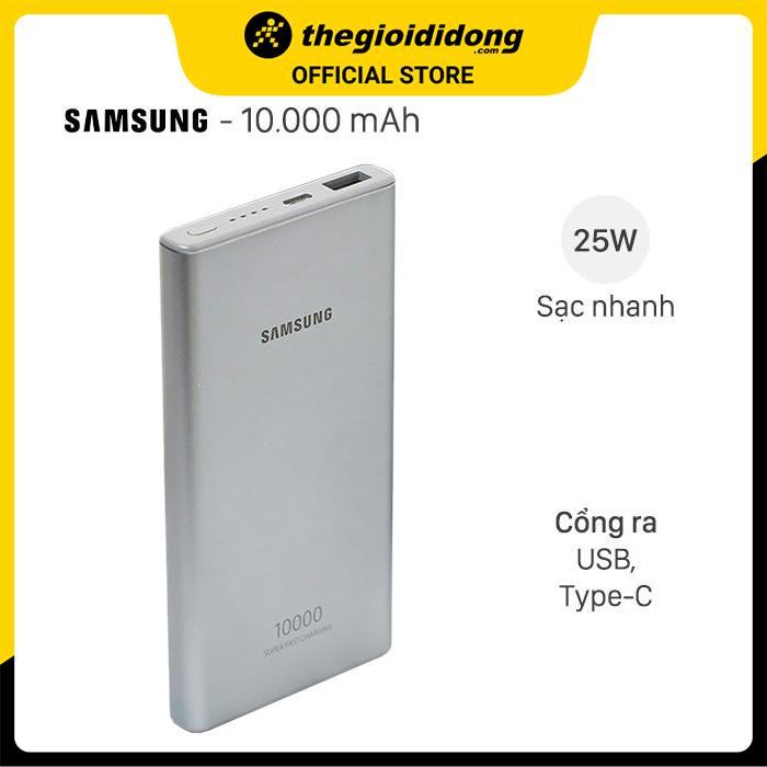 Pin sạc dự phòng Polymer 10.000 mAh Type C PD Samsung EB-P3300 - Hàng chính hãng