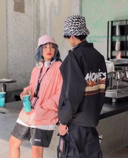 Áo khoác dù nam nữ in homies