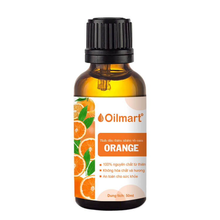 Tinh Dầu Thiên Nhiên Vỏ Cam Oilmart Orange Essential Oil 50ml