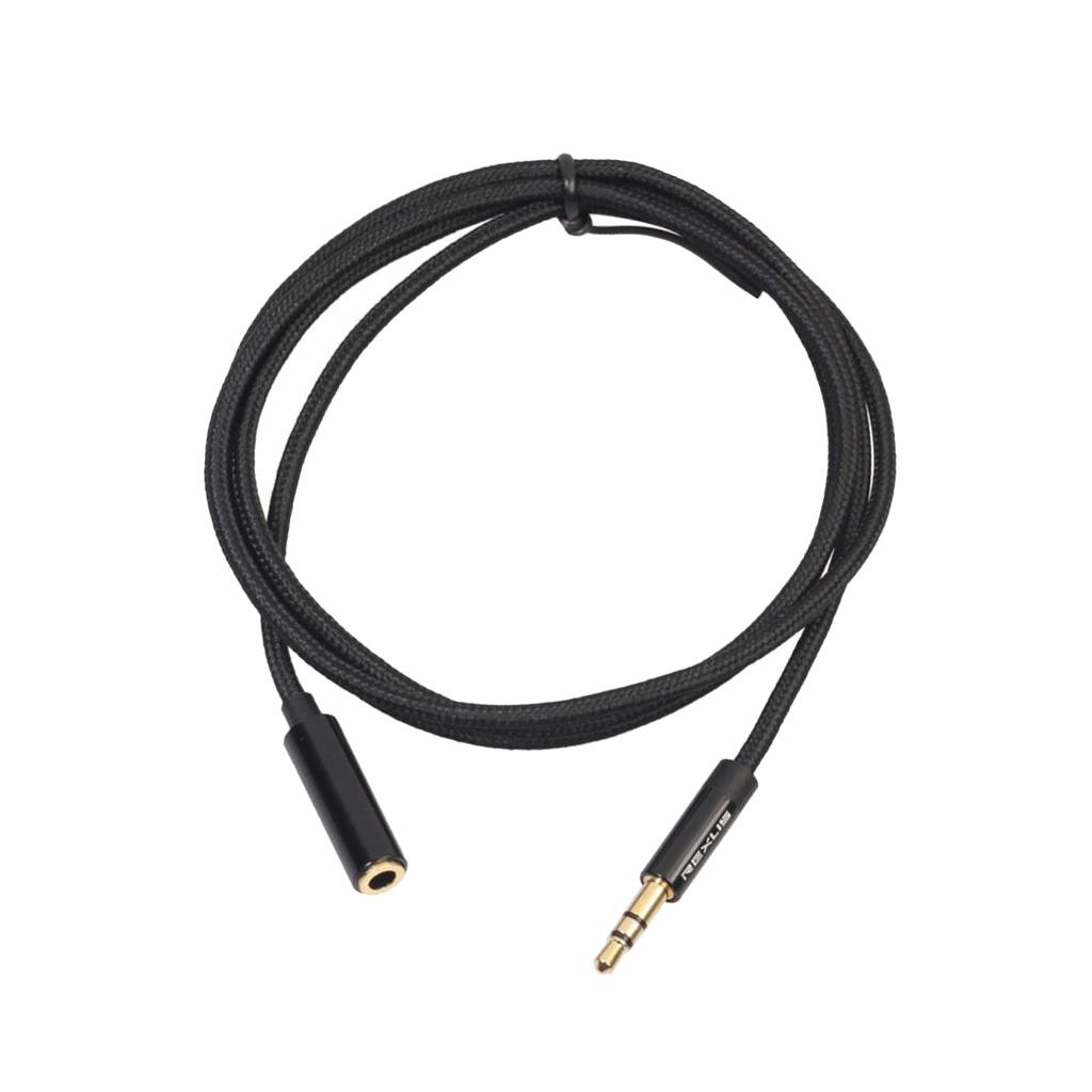 2 Pieces 3.5mm Audio Stereo Splitter Extension Cable 3.5mm Male to Female Port