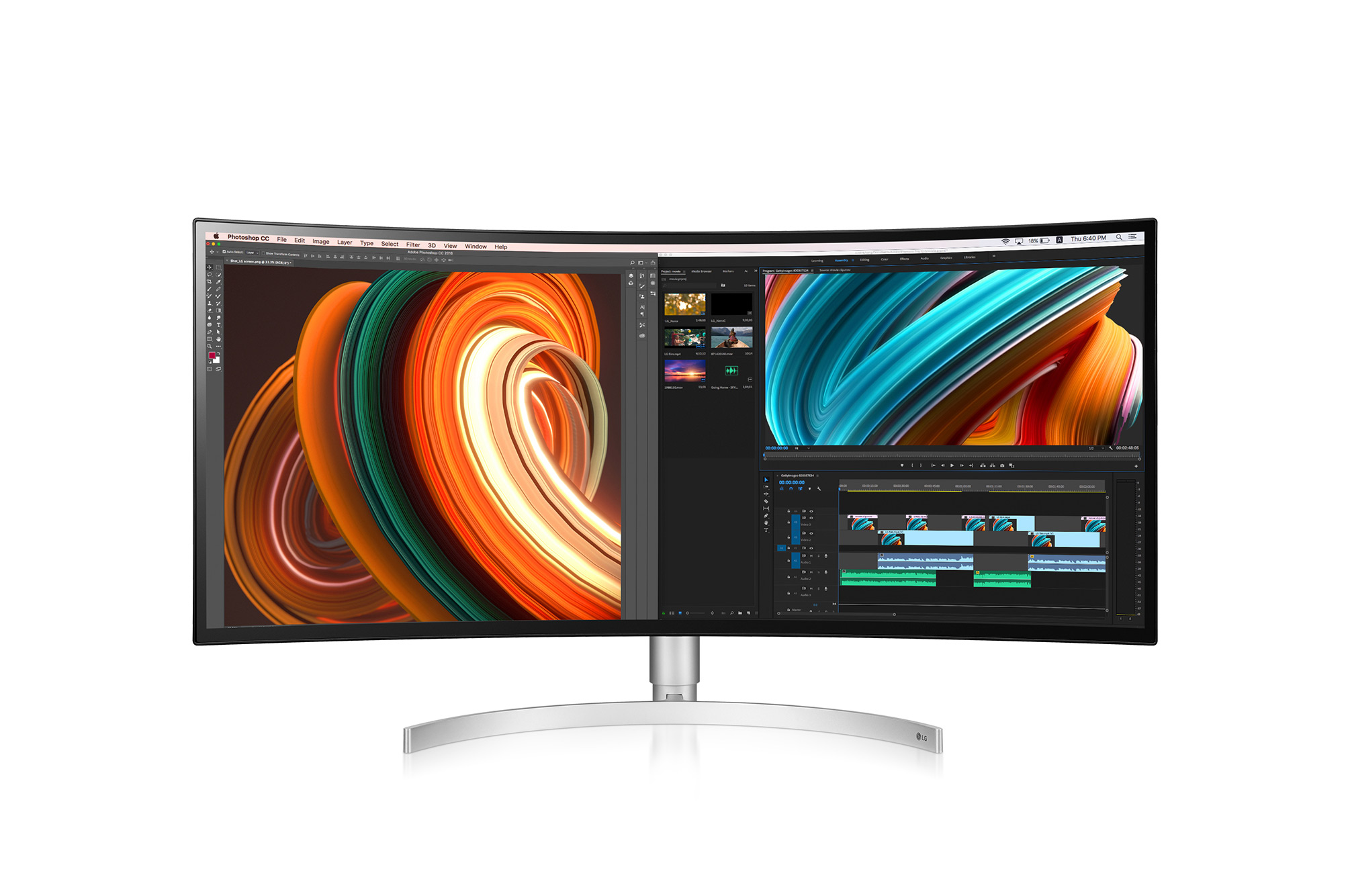 Màn Hình Cong LG 34WK95C-W 34'' 21:9 UltraWide QHD (3440 x 1440) 5ms 75Hz Nano IPS VESA DisplayHDR 400 Radeon FreeSync Stereo Speaker (7W x 2) - Hàng Chính Hãng