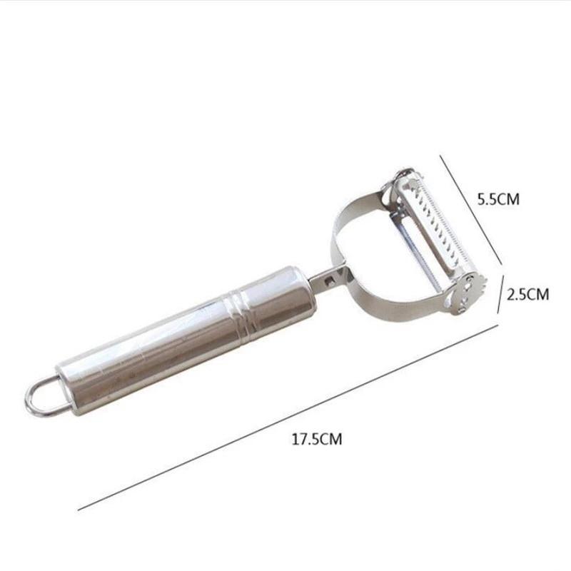 Nạo sợi Inox đa năng 3 in 1 nạo dừa, rau củ quả thông minh