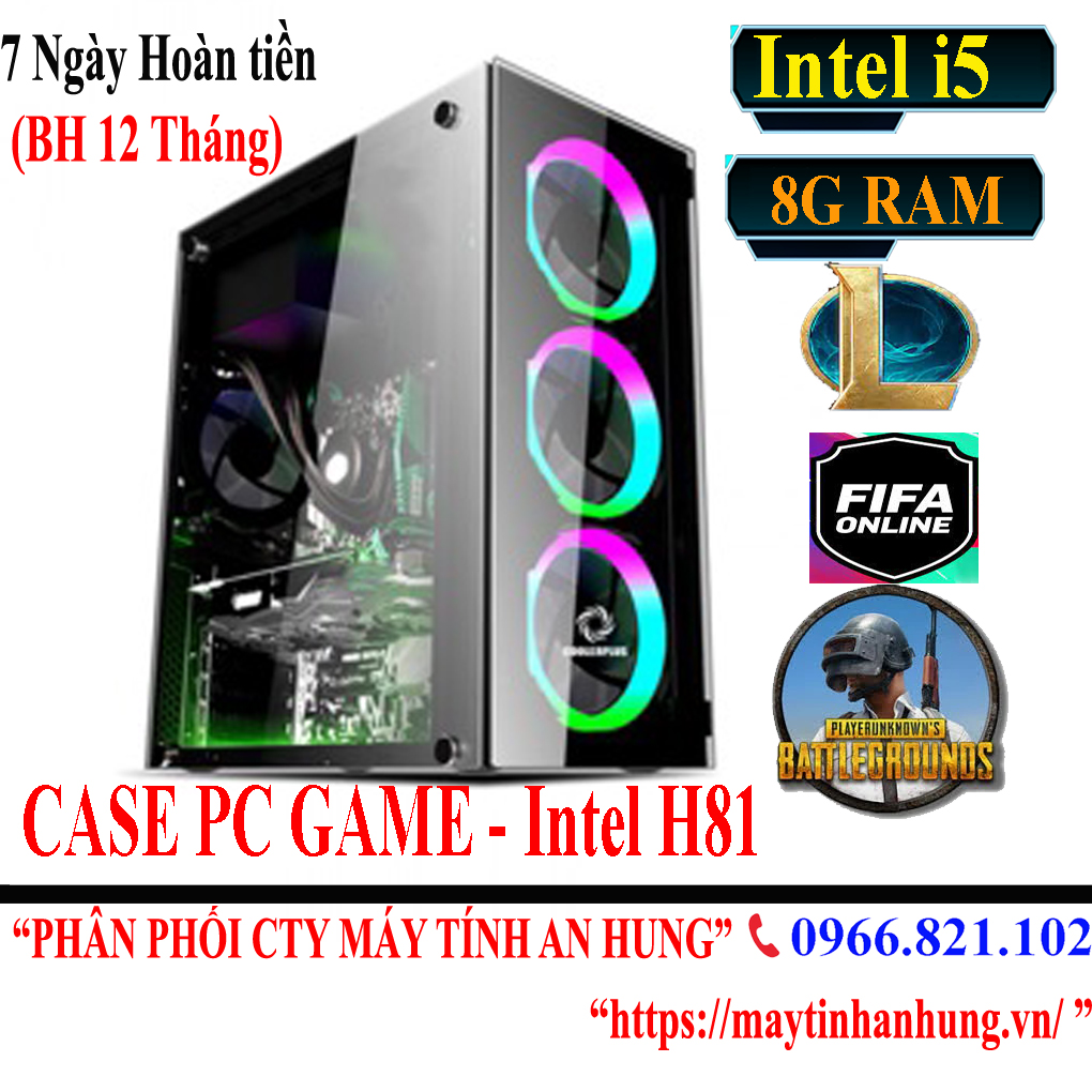 Máy tính để bàn chuyên GAME Viettech Core i5 4570, Ram 8gb, SSD 120+ HDD 500gb - Hàng Nhập Khẩu