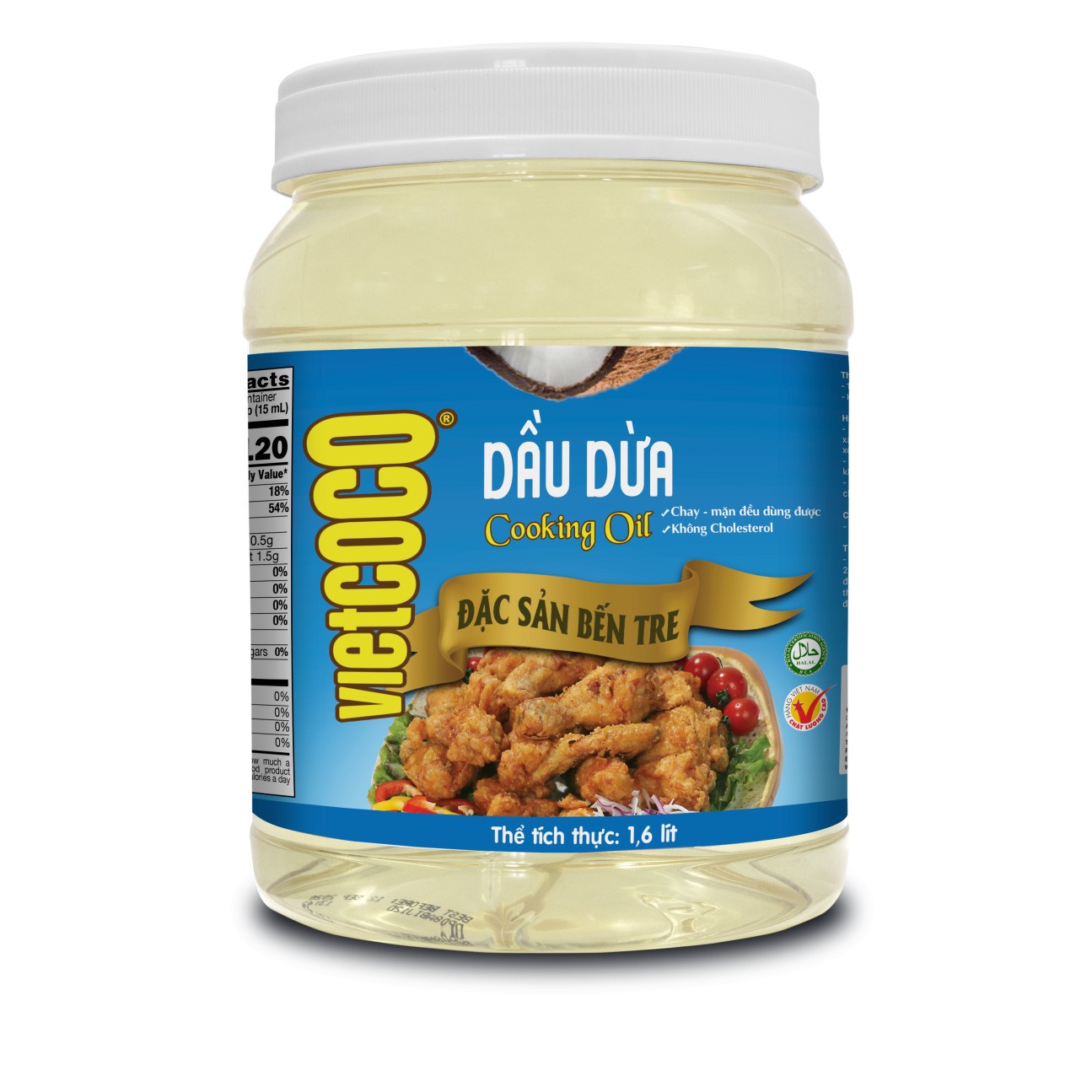 Dầu Dừa Vietcoco 1.6l