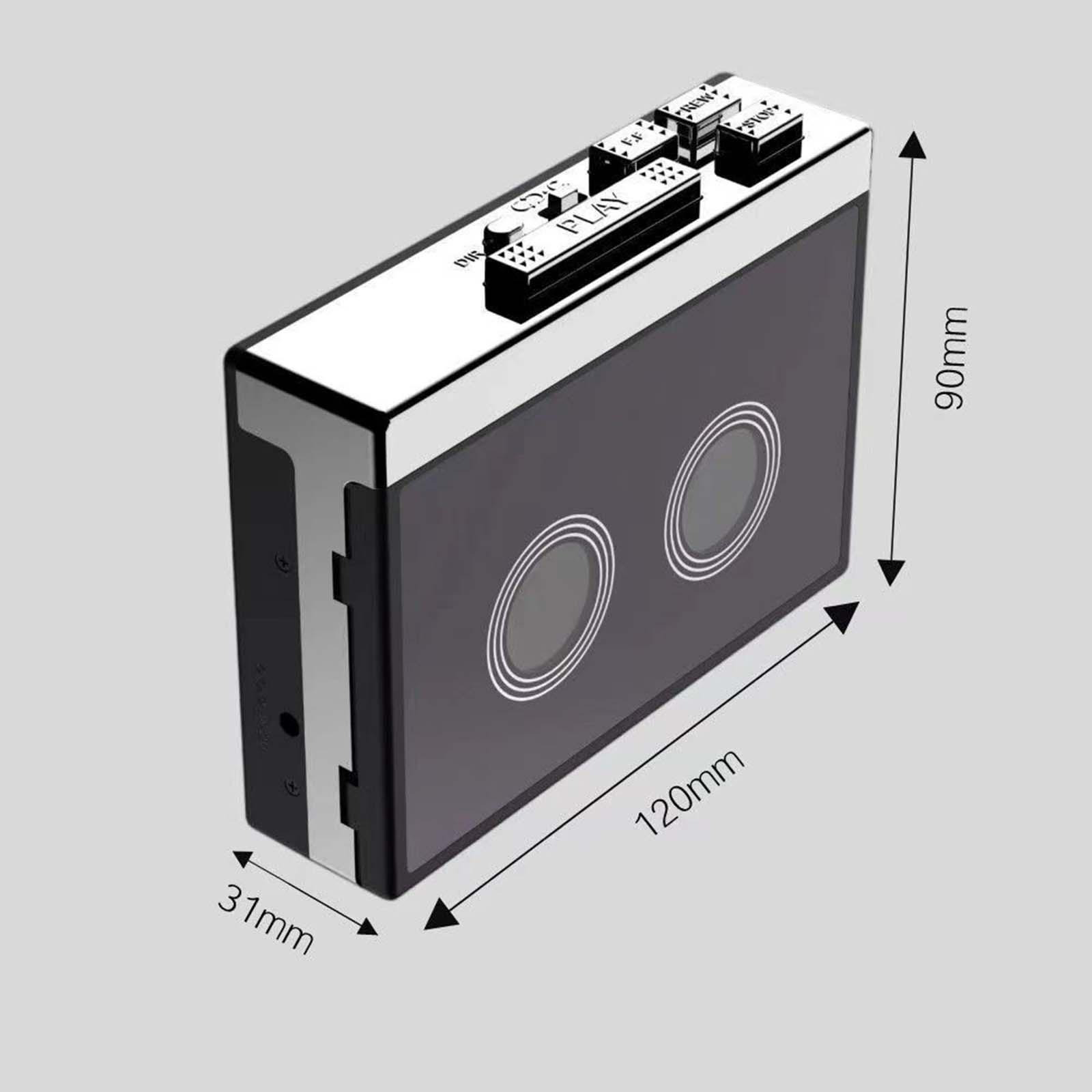 Cassette Vintage Style FM Radio Manual Record for Radio Receiving
